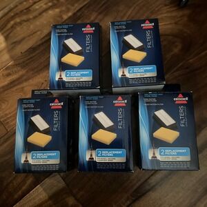 5- Bissell Double Filter #1008 Replacement for Cleanview Series Vacuum Model